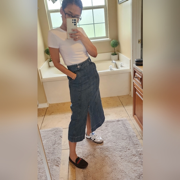 G. Label by GOOP GREER A-LINE MID-LENGTH SKIRT Size 24 - Picture 4 of 5